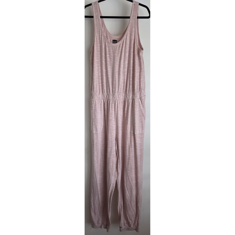 Gap Jumpsuit XL Pink Sleeveless Cotton Modal Romper Casual Playsuit